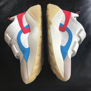 Stella McCartney White, Blue, and Red Athletic Shoes